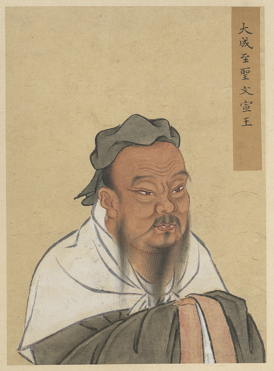 Klassiek Chinees portret van Confucius