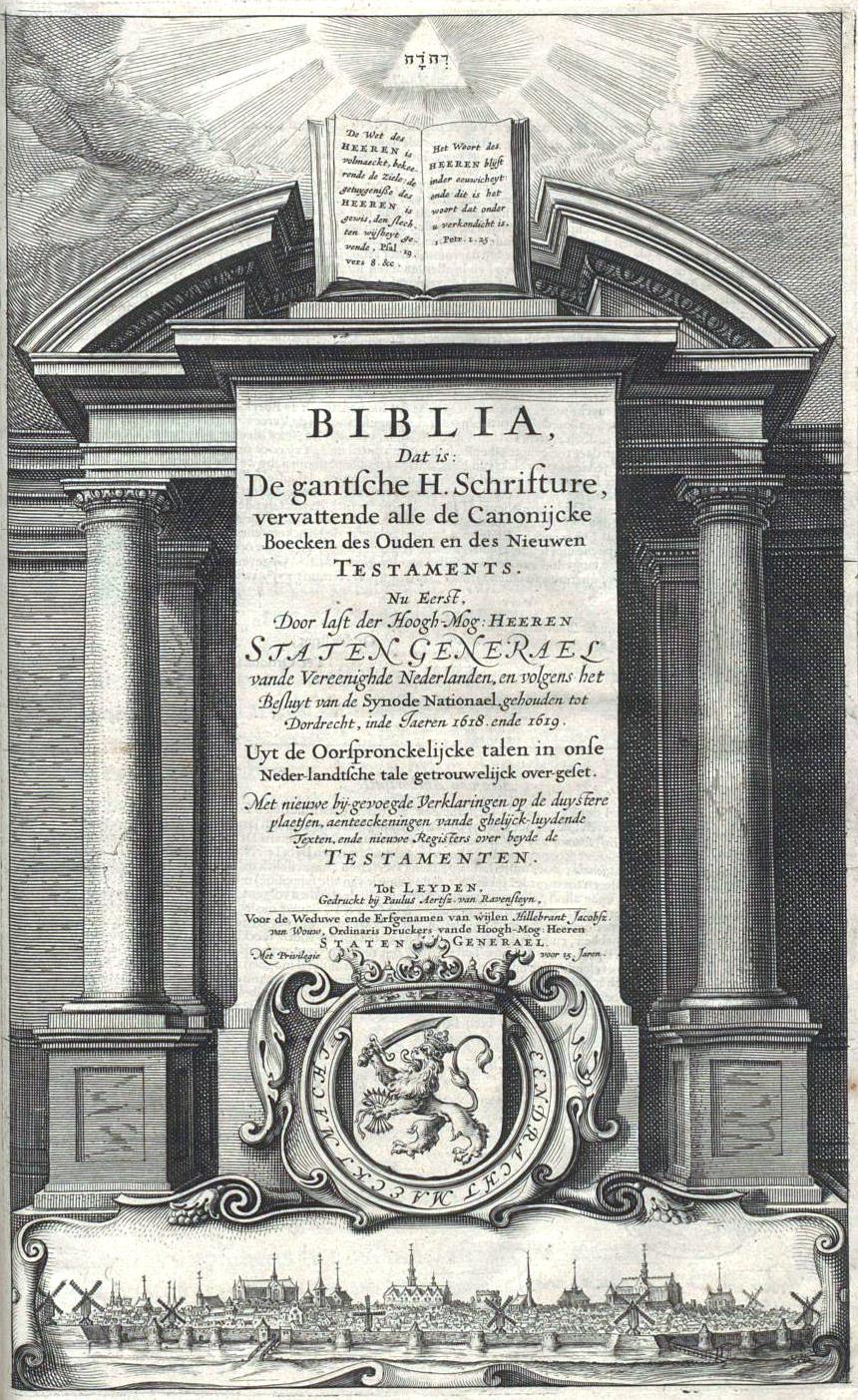 Titelpagina Statenvertaling, 1637