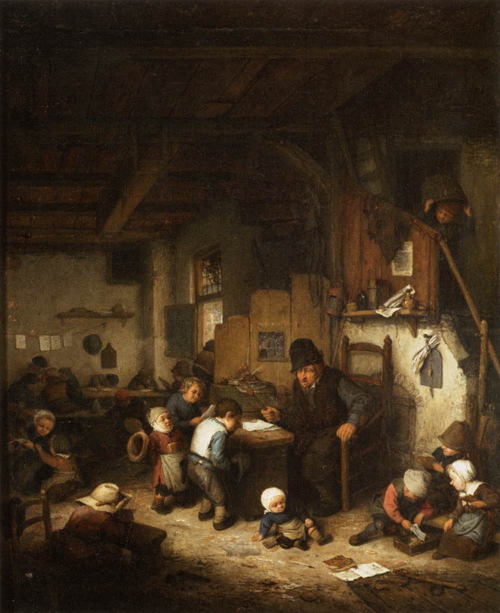De schoolmeester, Adriaen van Ostade