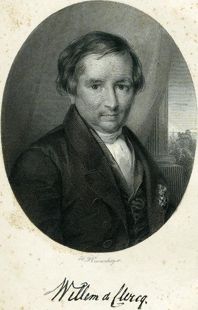 Willem de Clercq, portret door H.W. Couwenberg
